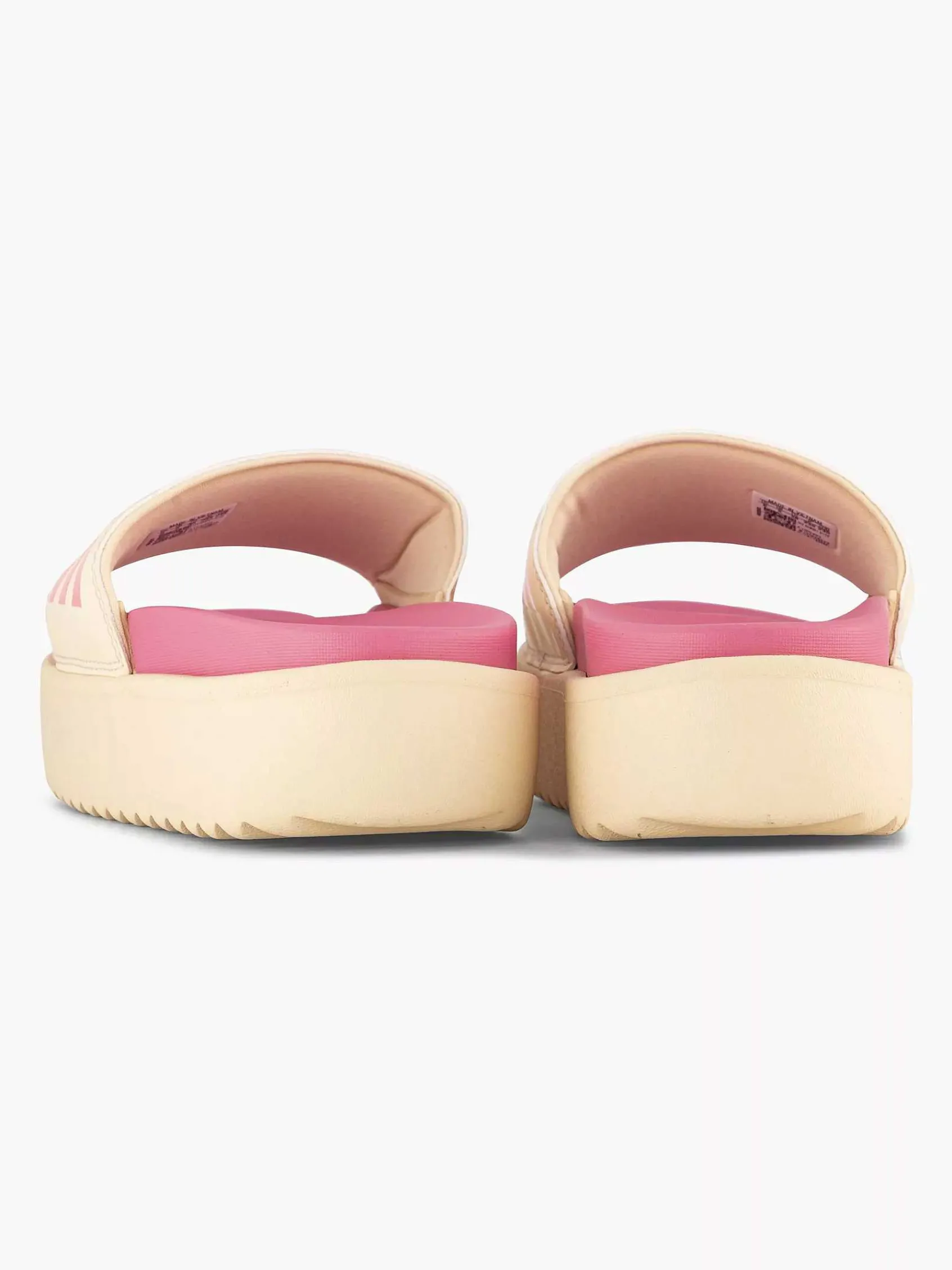adidas Slippers-Beige Adilette Platform
