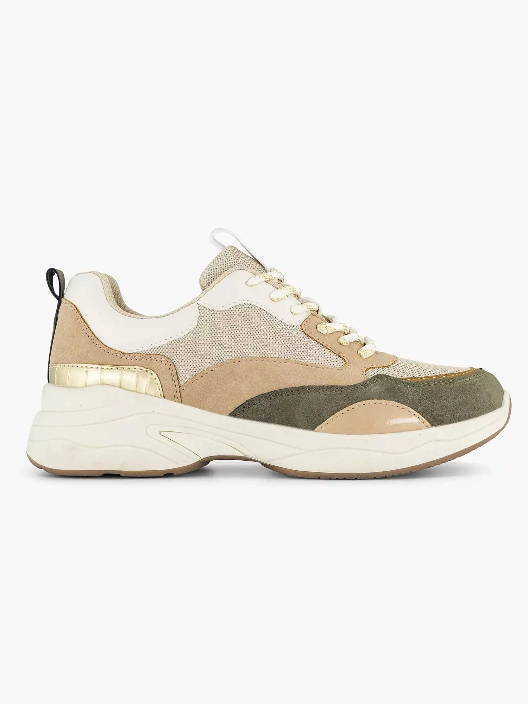 Graceland Sneakers-Beige Chunky Sneaker