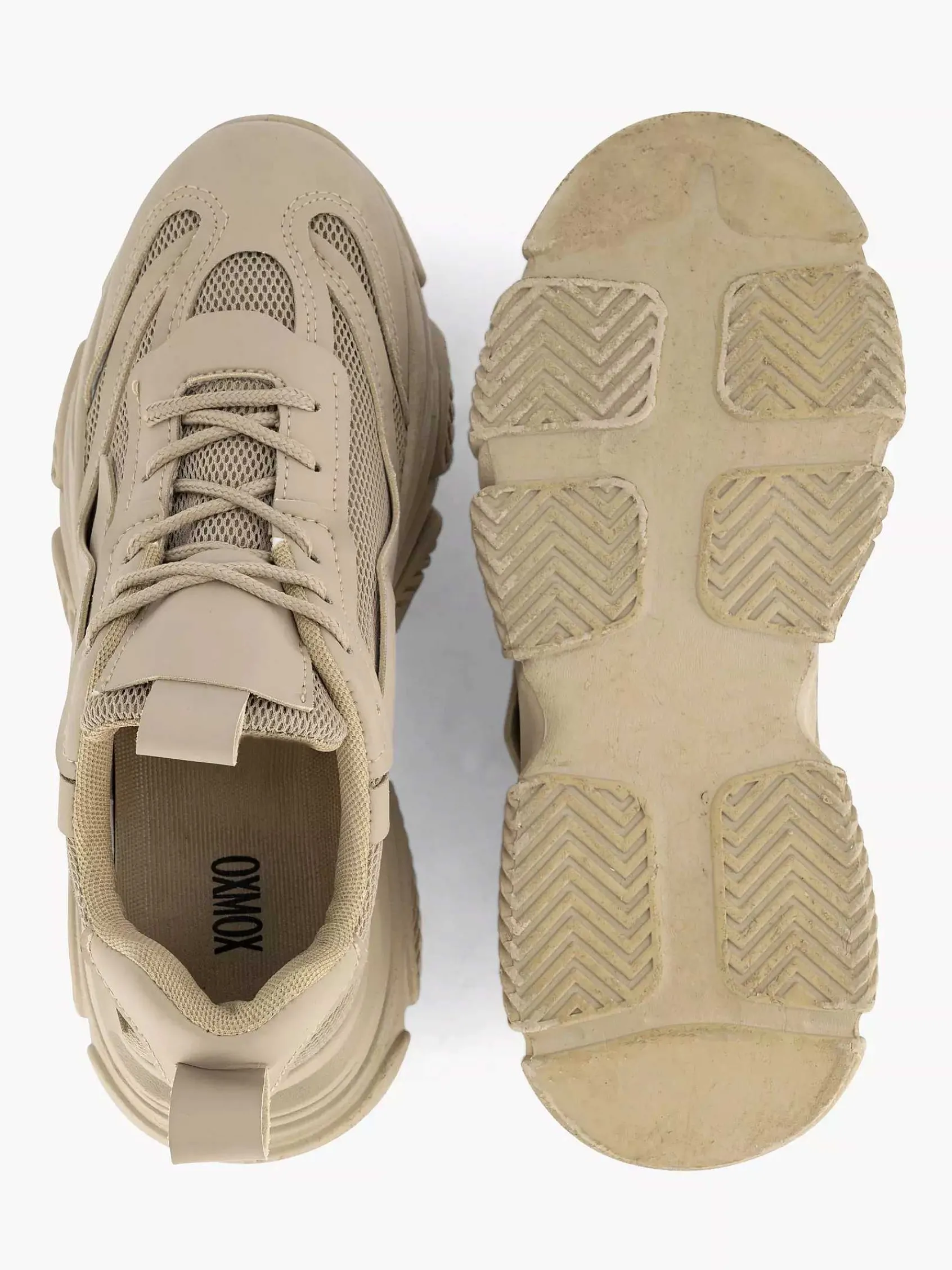 Oxmox Sneakers-Beige Chunky Sneaker