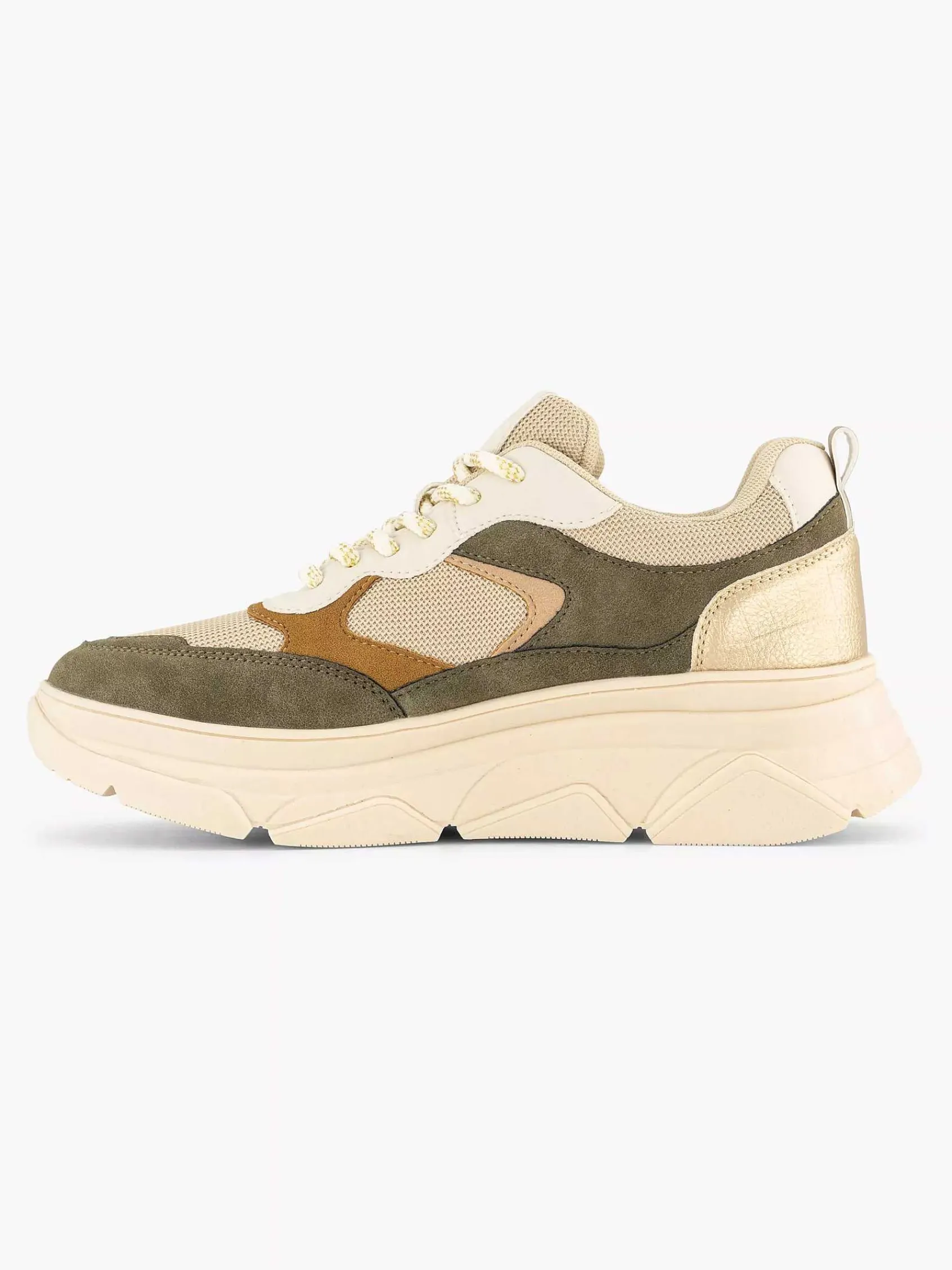 Graceland Sneakers-Beige Chunky Sneaker