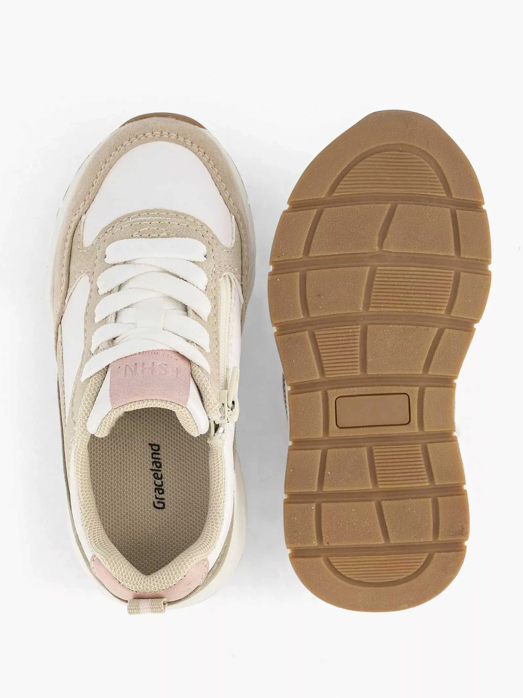 Graceland Jongensschoenen-Beige Chunky Sneaker