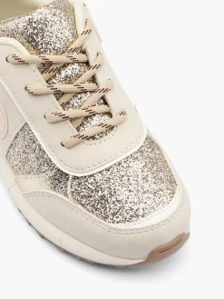 Graceland Jongensschoenen-Beige Chunky Sneaker Glitters