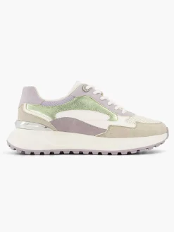 Graceland Sneakers-Beige Chunky Sneaker Glitter