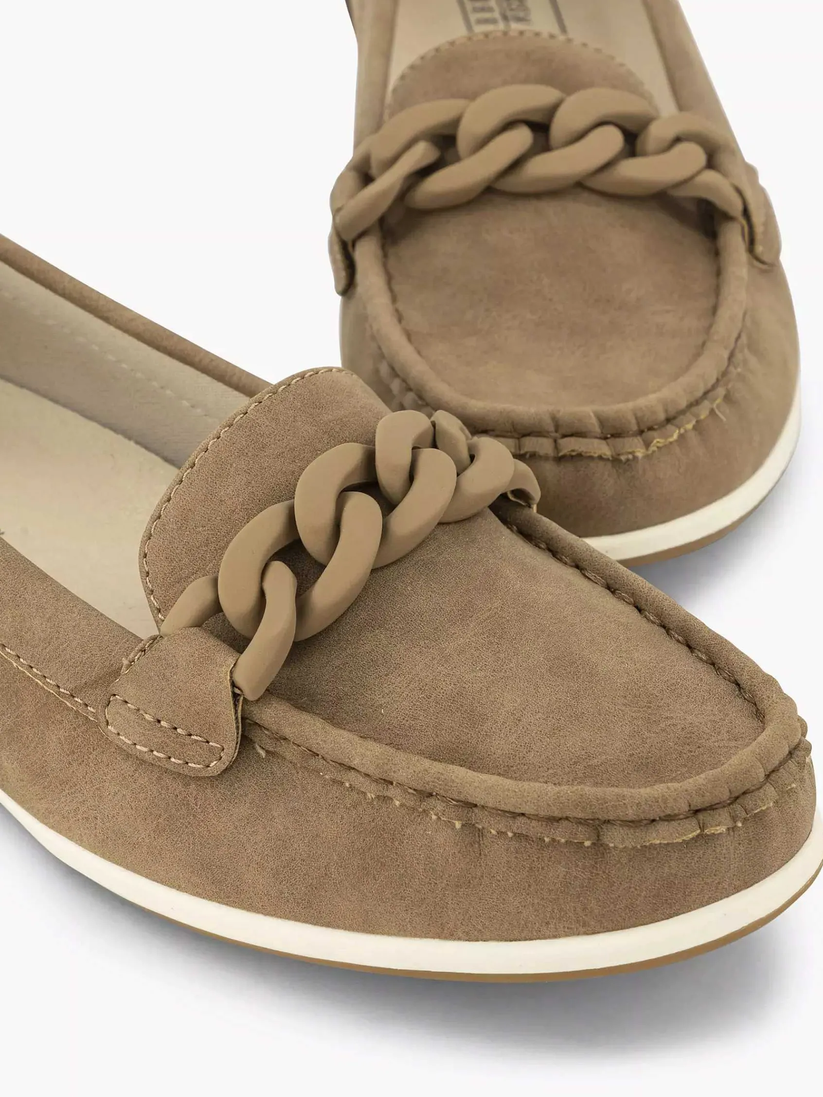 Easy Street Comfort Schoenen-Beige Comfort Instapper
