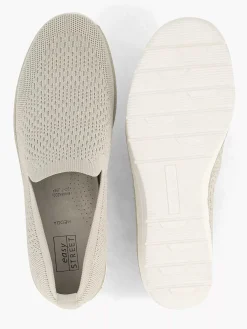 Easy Street Comfort Schoenen-Beige Comfort Instapper