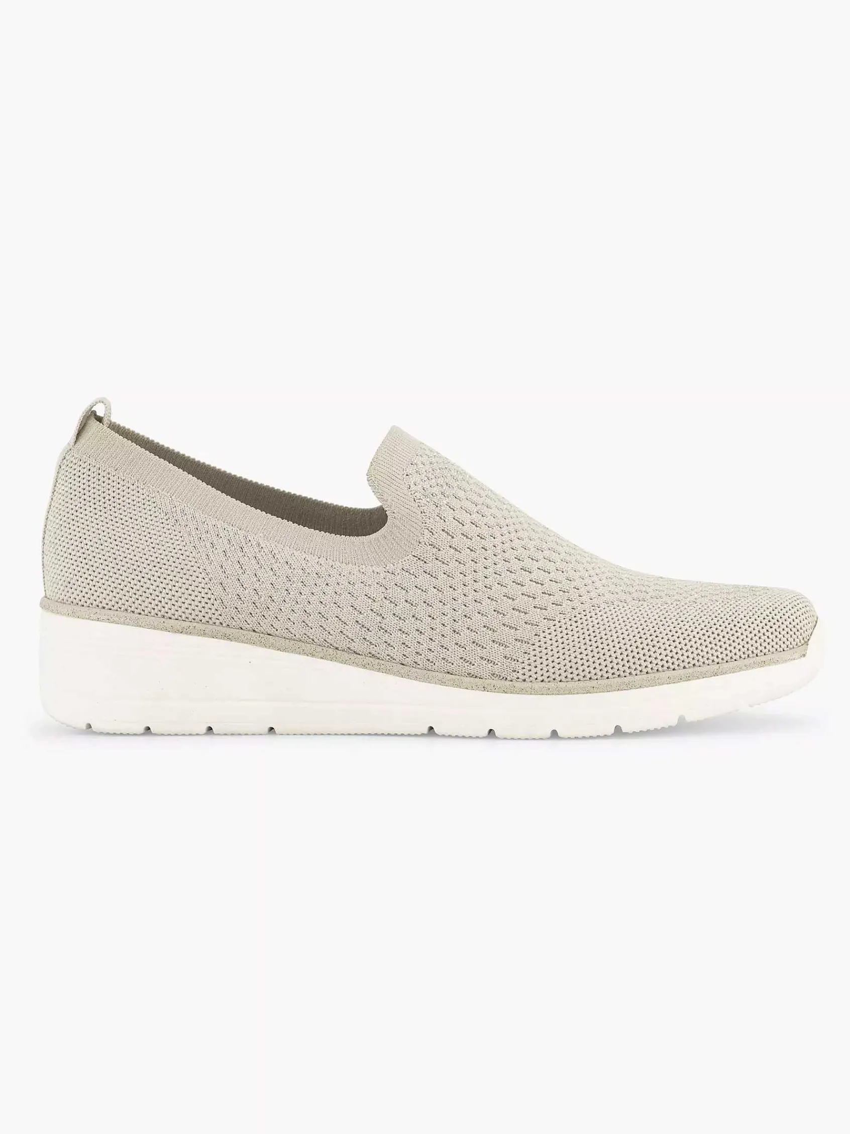 Easy Street Comfort Schoenen-Beige Comfort Instapper