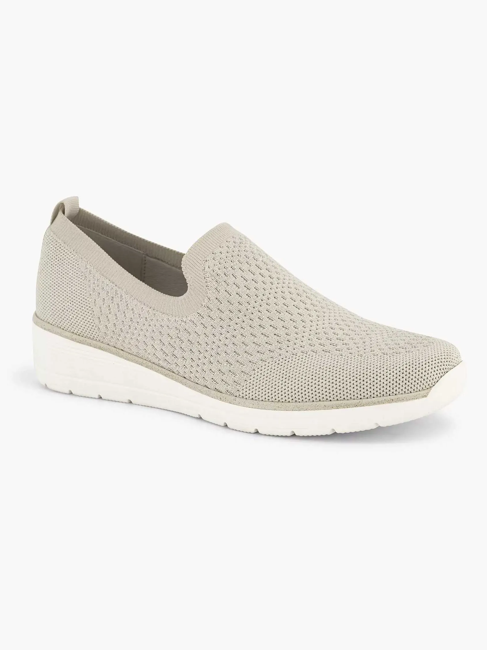 Easy Street Comfort Schoenen-Beige Comfort Instapper