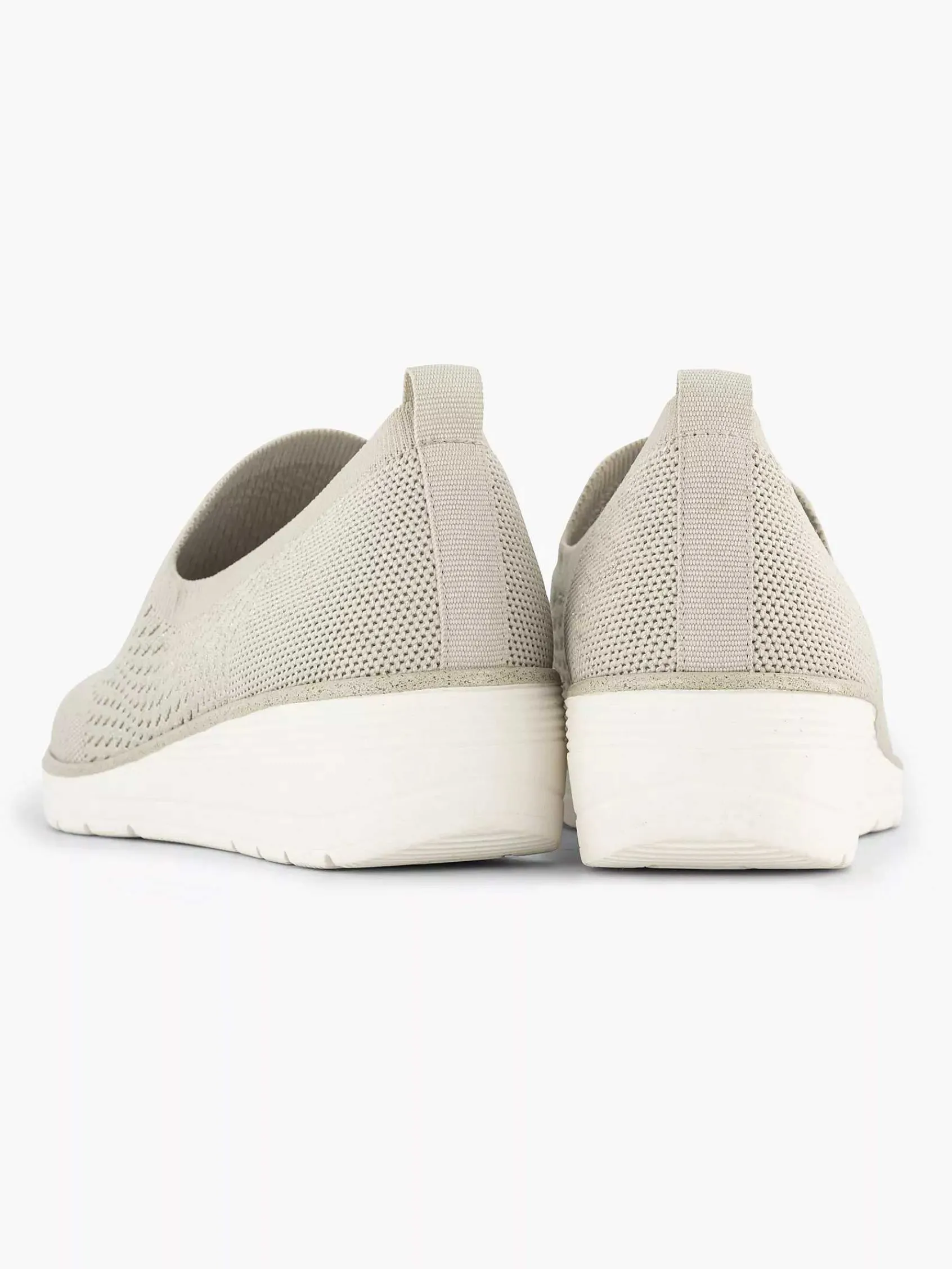 Easy Street Comfort Schoenen-Beige Comfort Instapper