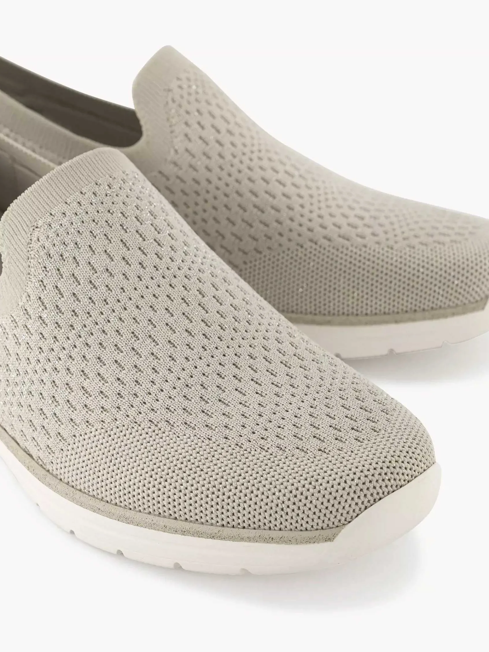 Easy Street Comfort Schoenen-Beige Comfort Instapper