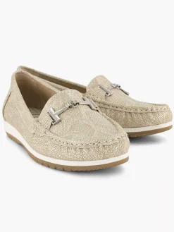 Easy Street Comfort Schoenen-Beige Comfort Instapper