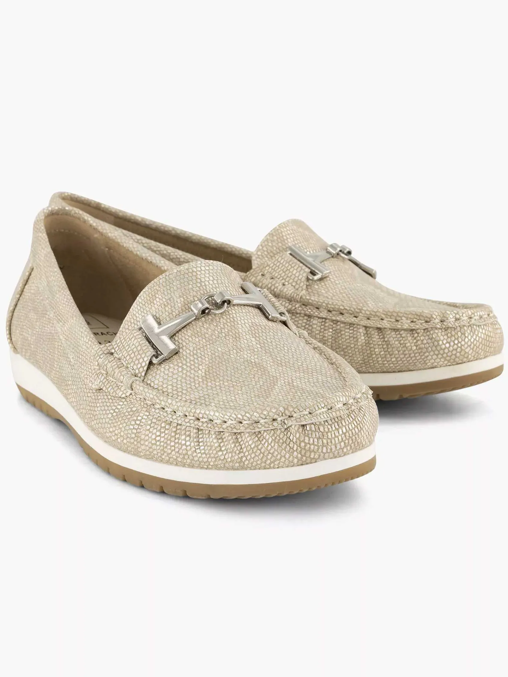 Easy Street Comfort Schoenen-Beige Comfort Instapper