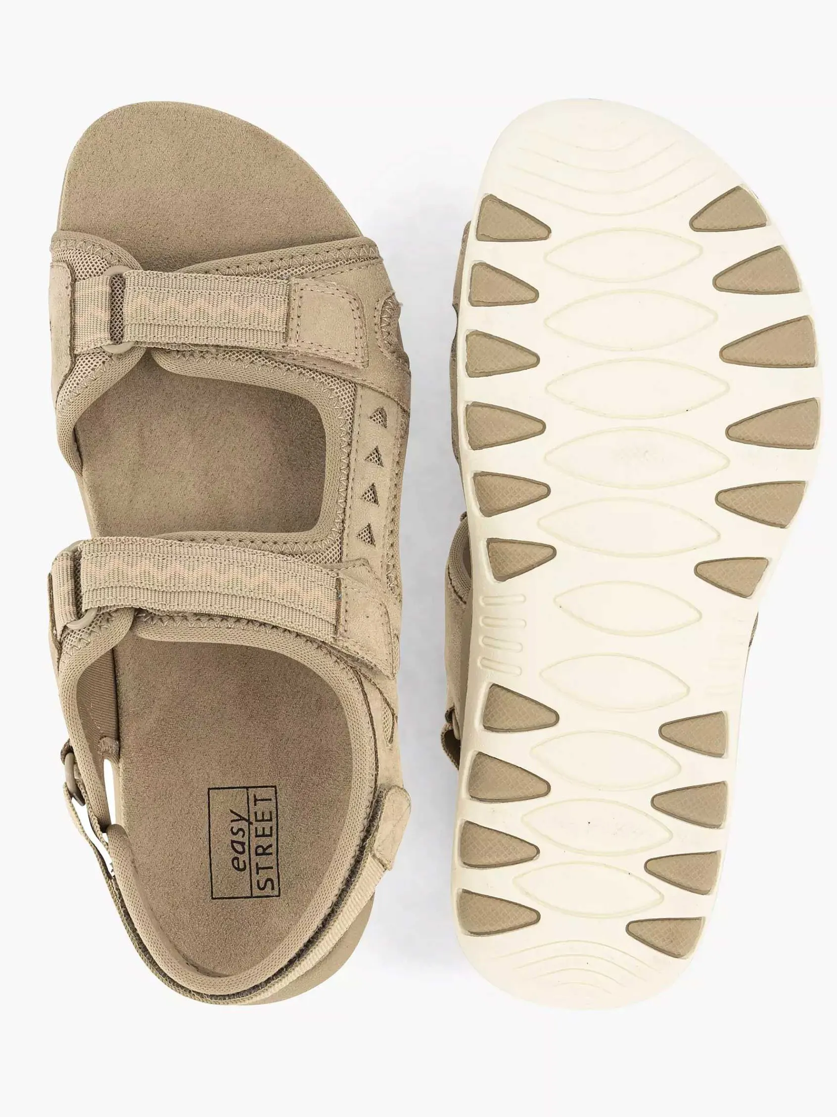 Easy Street Comfort Schoenen-Beige Comfort Sandaal