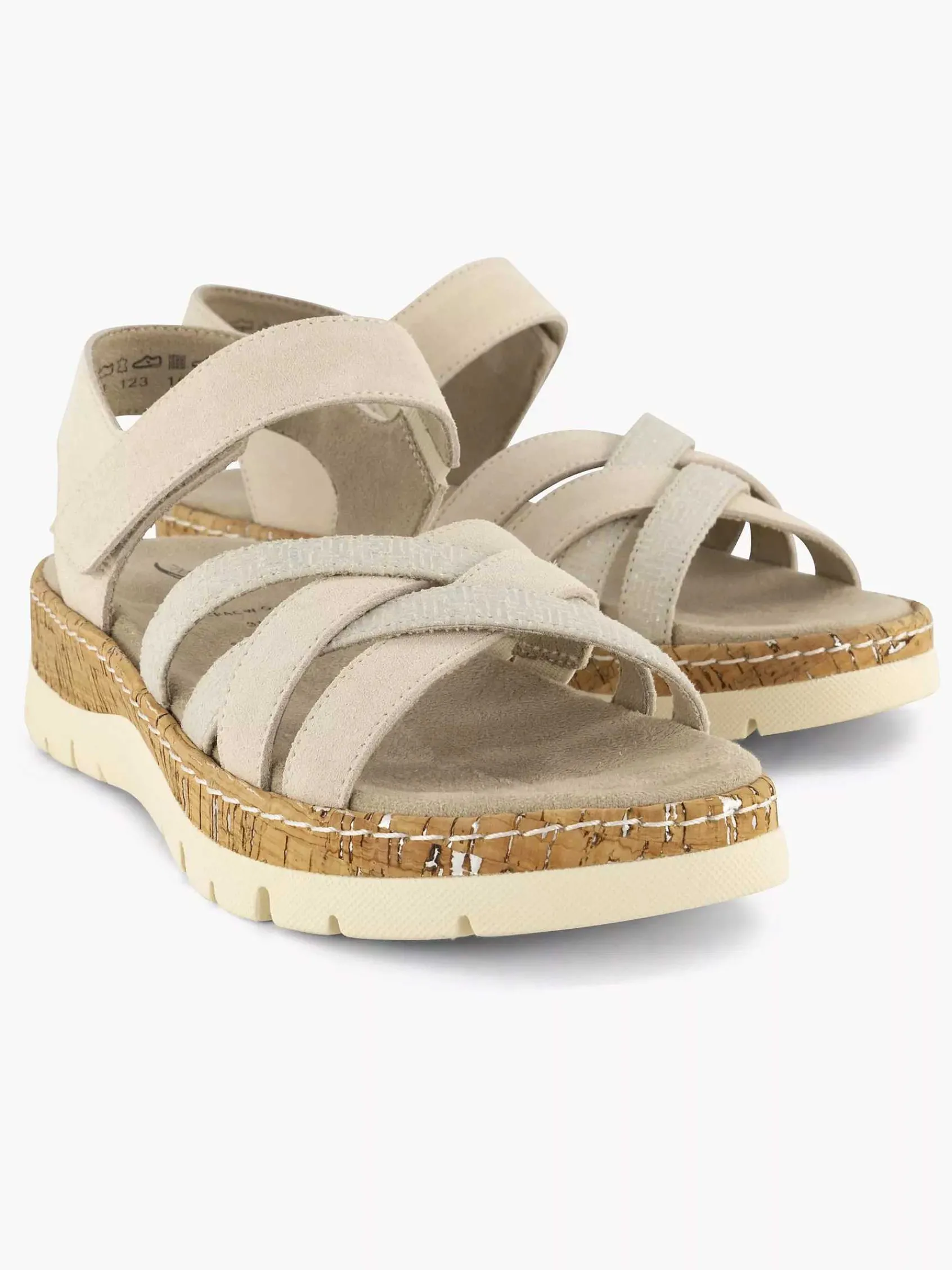 Medicus Comfort Schoenen-Beige Comfort Sandaal