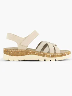 Medicus Comfort Schoenen-Beige Comfort Sandaal