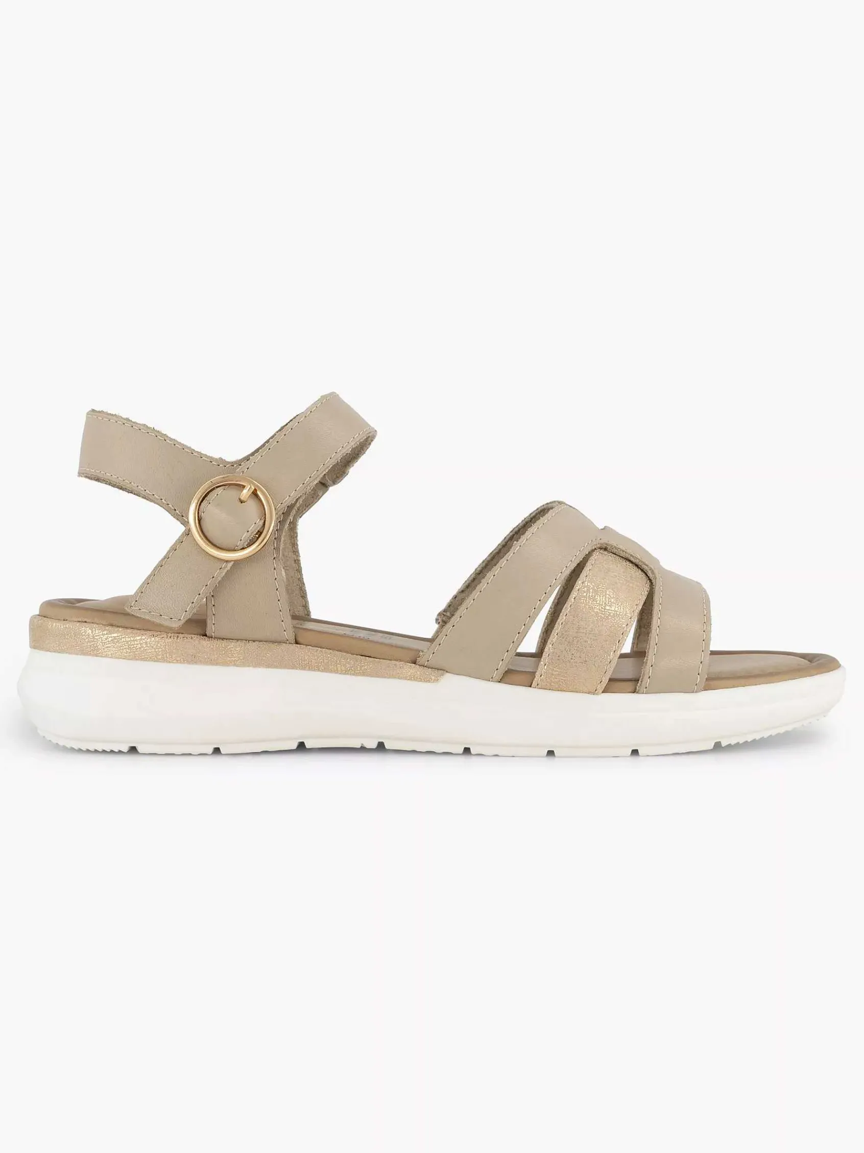 Medicus Comfort Schoenen-Beige Comfort Sandaal