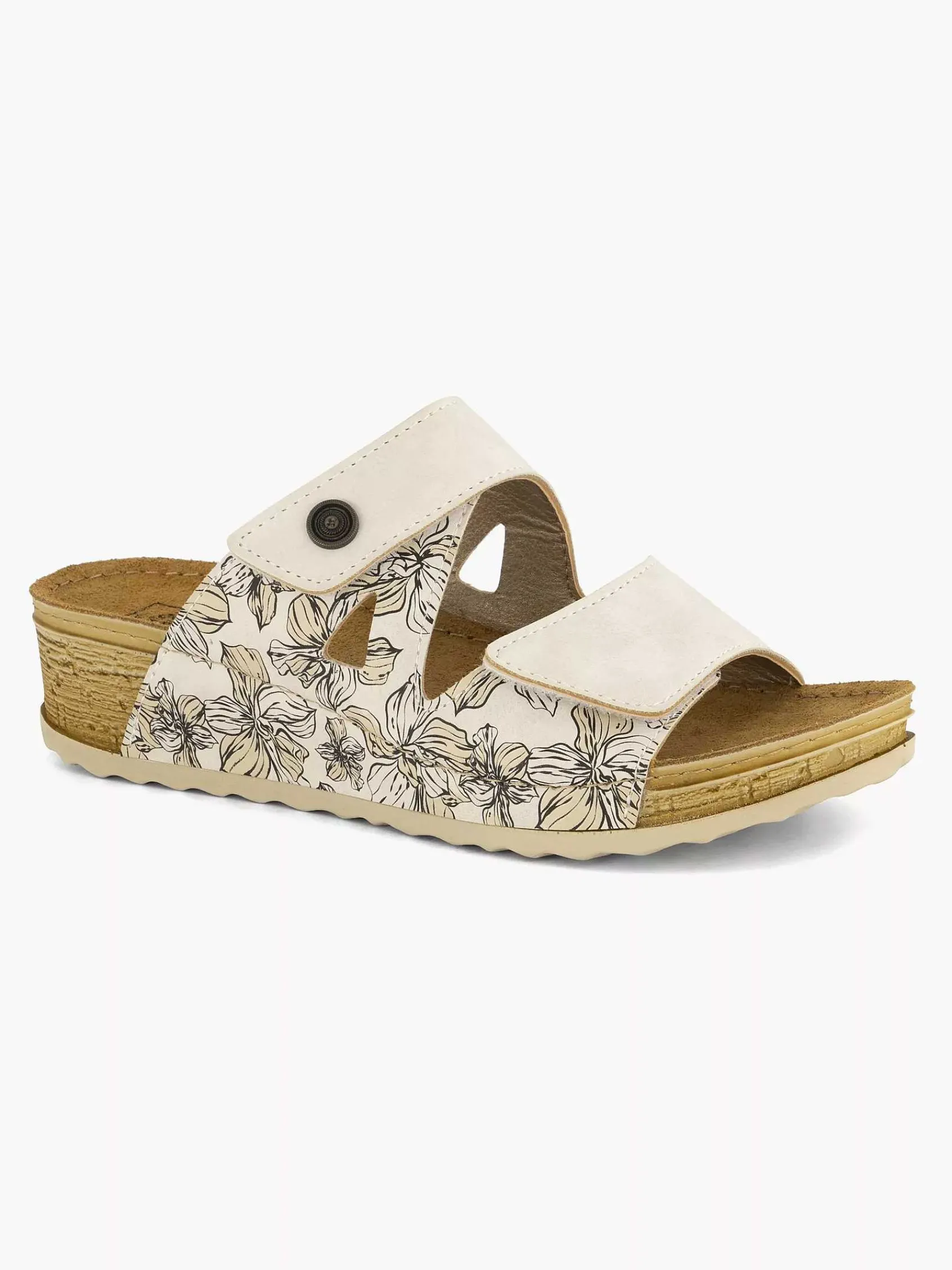 Easy Street Comfort Schoenen-Beige Comfort Slipper