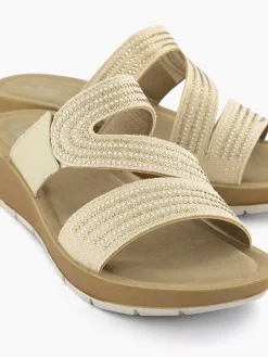 Easy Street Comfort Schoenen-Beige Comfort Slipper