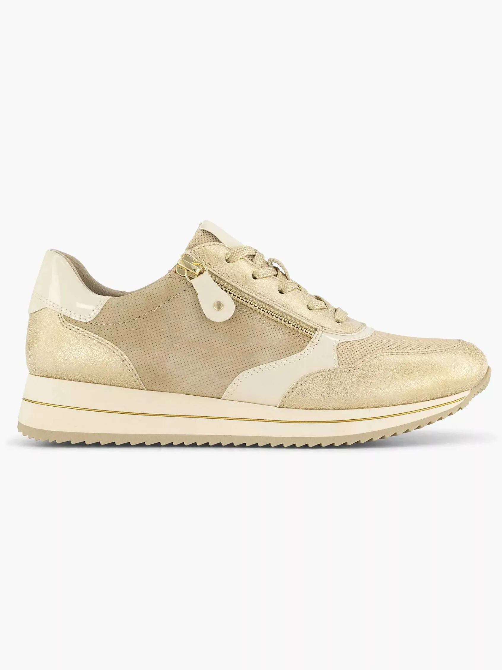 Easy Street Comfort Schoenen-Beige Comfort Sneaker