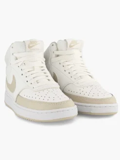Nike Sneakers-Beige Court Vision Mid