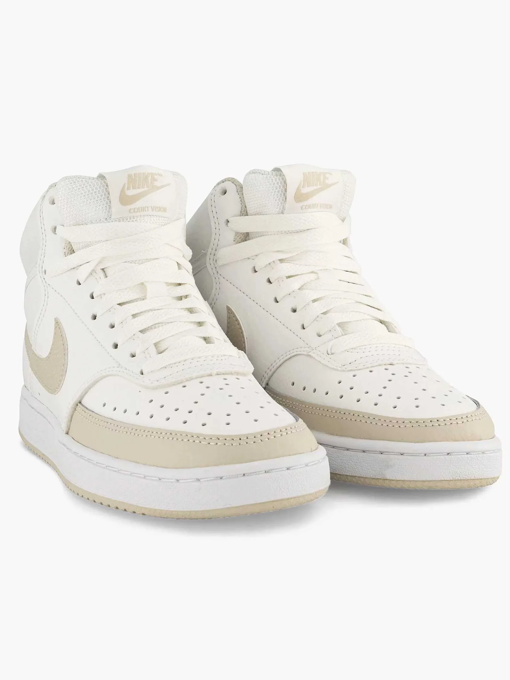 Nike Sneakers-Beige Court Vision Mid