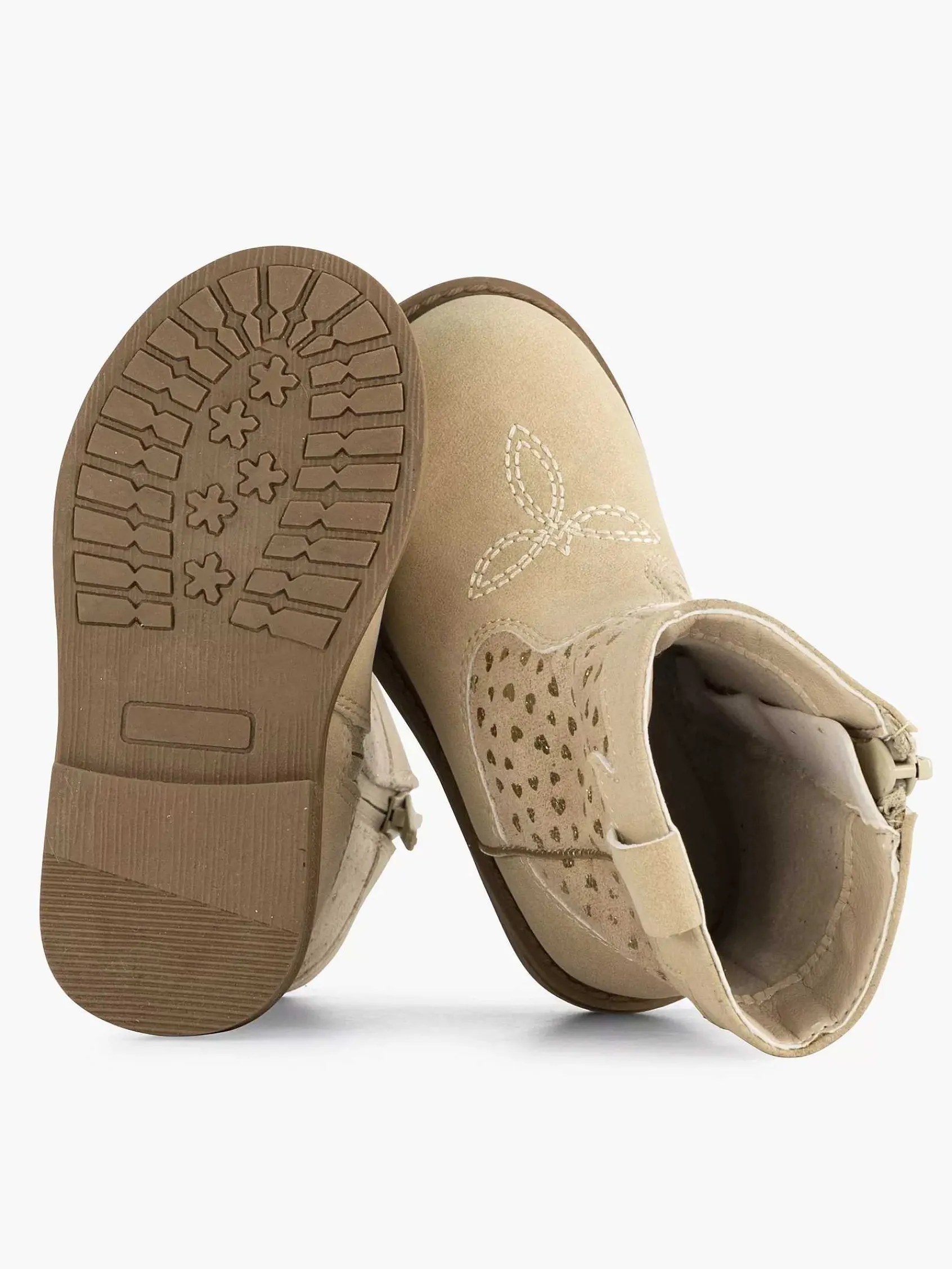 Graceland Jongensschoenen-Beige Cowboy Laars