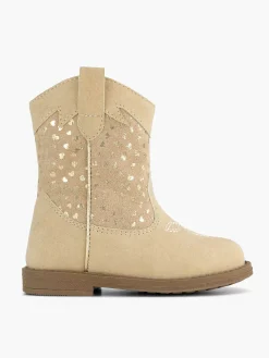 Graceland Jongensschoenen-Beige Cowboy Laars