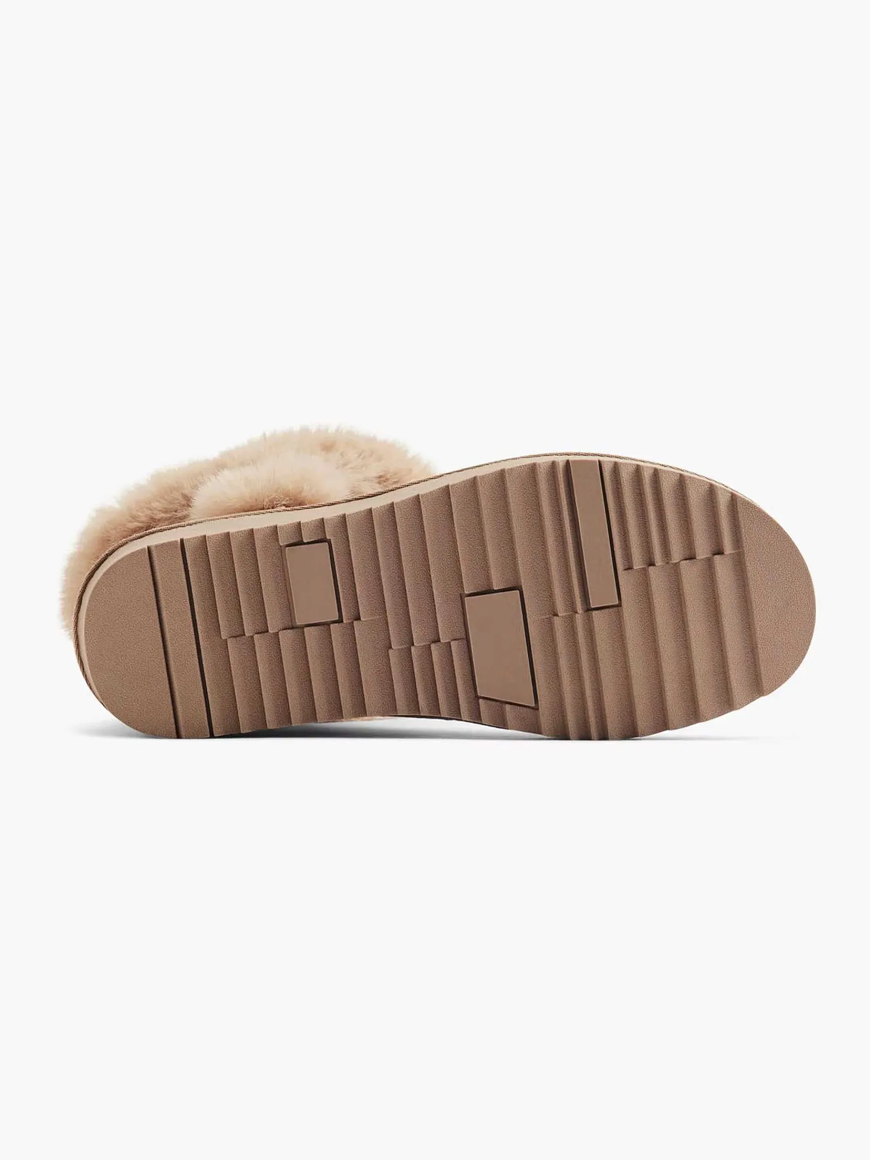 Graceland Enkellaarzen & Boots-Beige Enkelboot Gevoerd