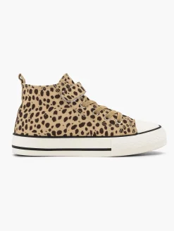 Graceland Babyschoenen-Beige Hoge Canvas Sneaker
