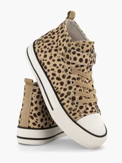 Graceland Babyschoenen-Beige Hoge Canvas Sneaker