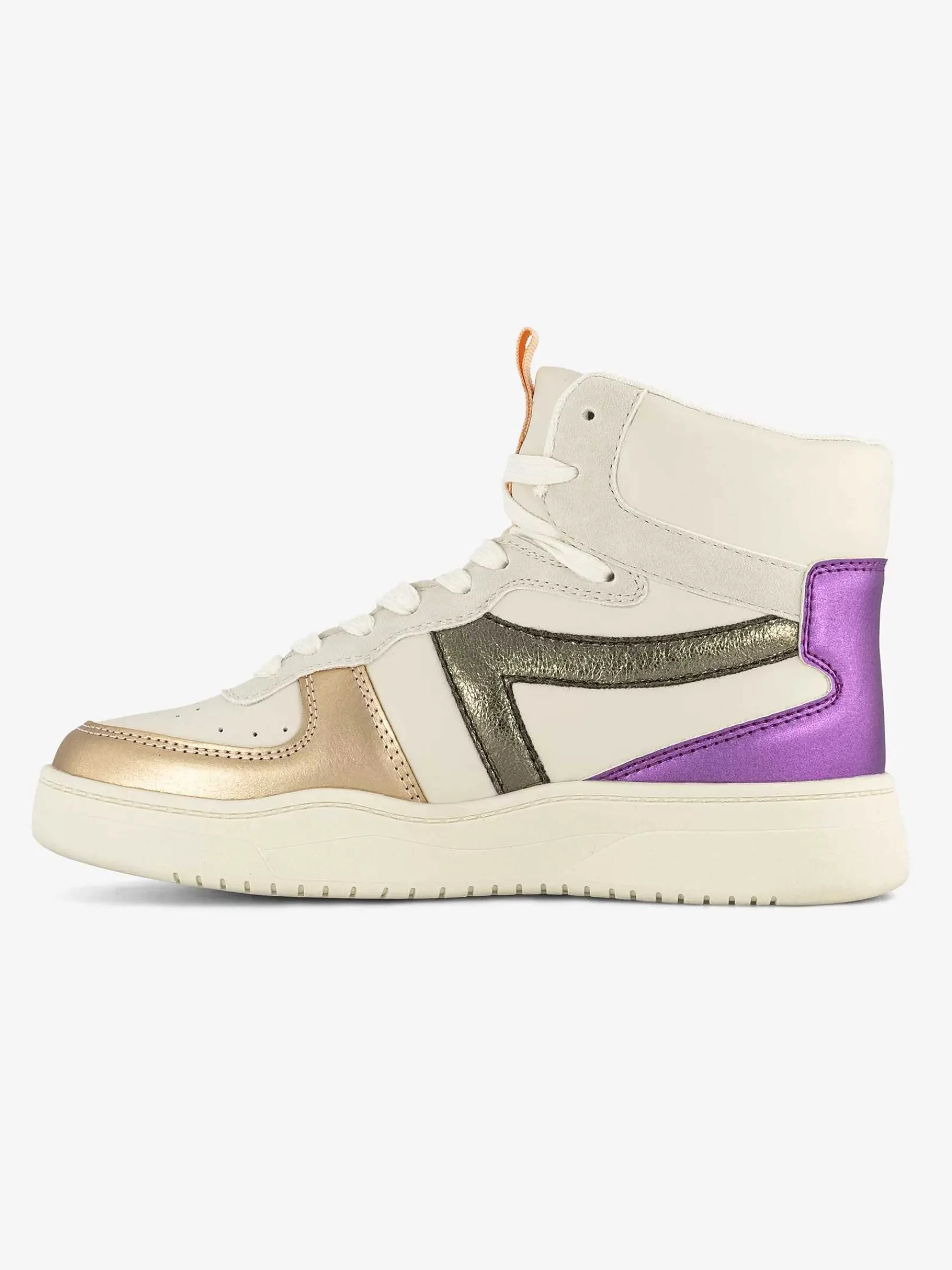 Oxmox Sneakers-Beige Hoge Sneaker