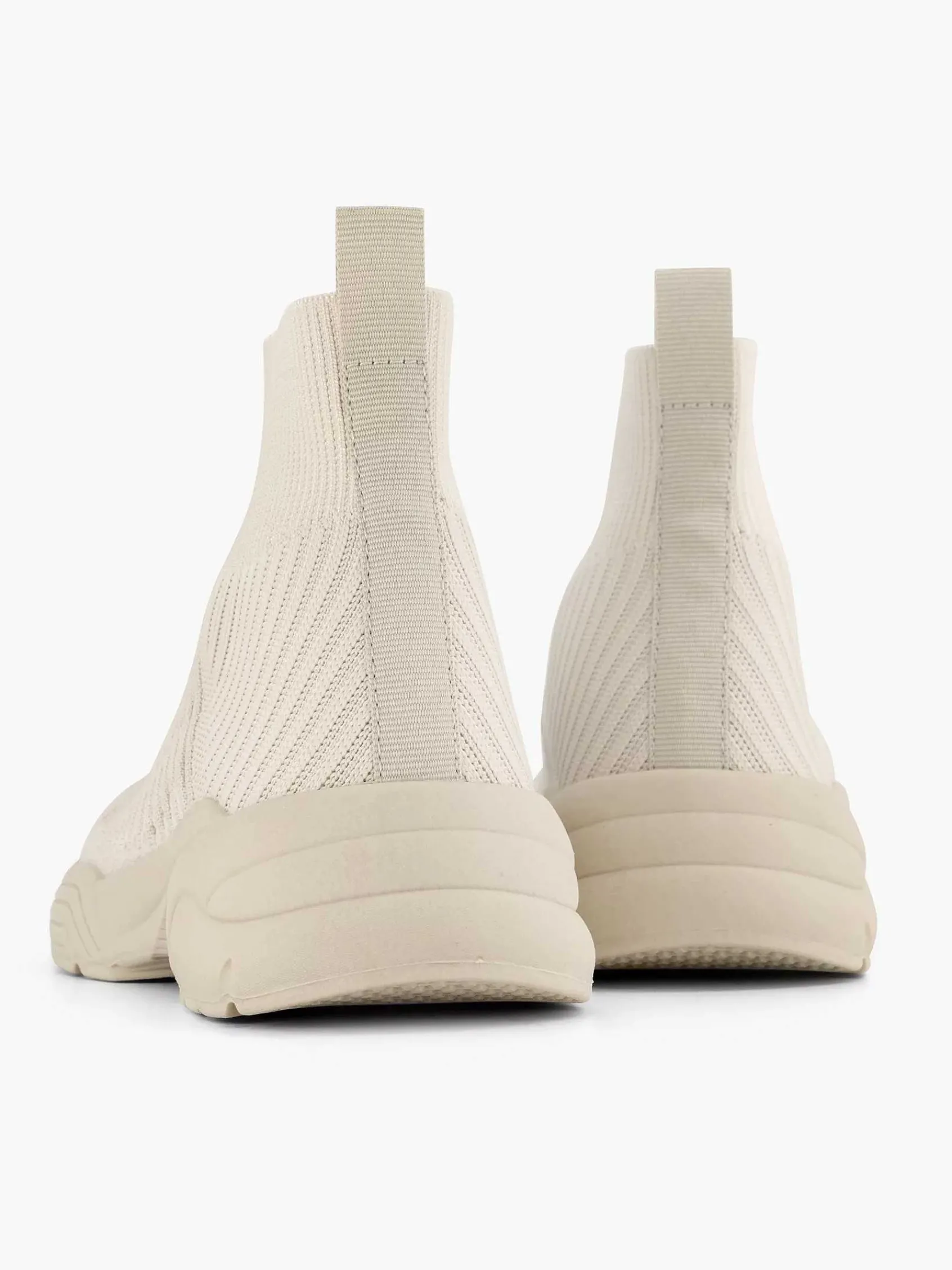 Oxmox Sneakers-Beige Hoge Sneaker