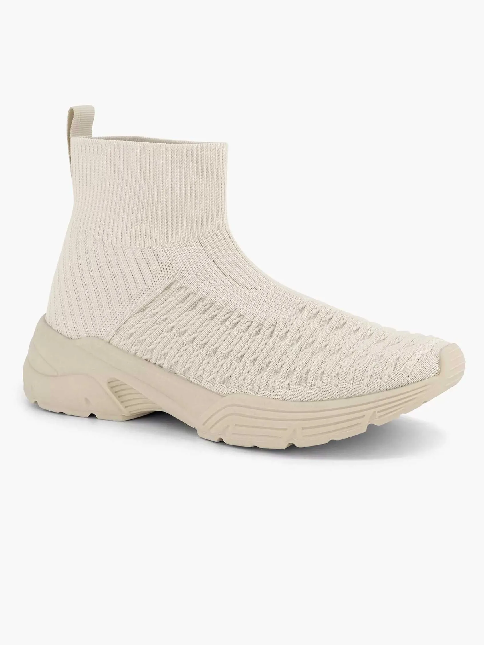 Oxmox Sneakers-Beige Hoge Sneaker