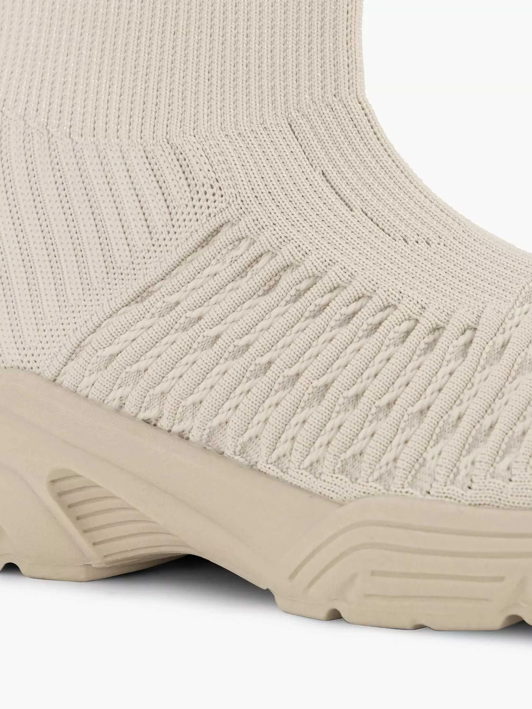 Oxmox Sneakers-Beige Hoge Sneaker