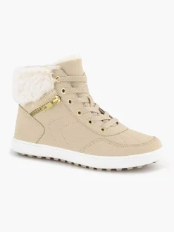 Graceland Sneakers-Beige Hoge Sneaker