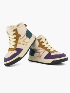 Oxmox Jongensschoenen-Beige Hoge Sneaker