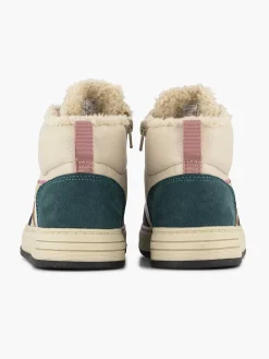 Oxmox Jongensschoenen-Beige Hoge Sneaker