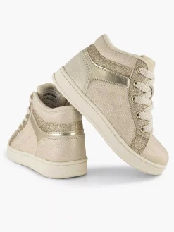 Graceland Jongensschoenen-Beige Hoge Sneaker