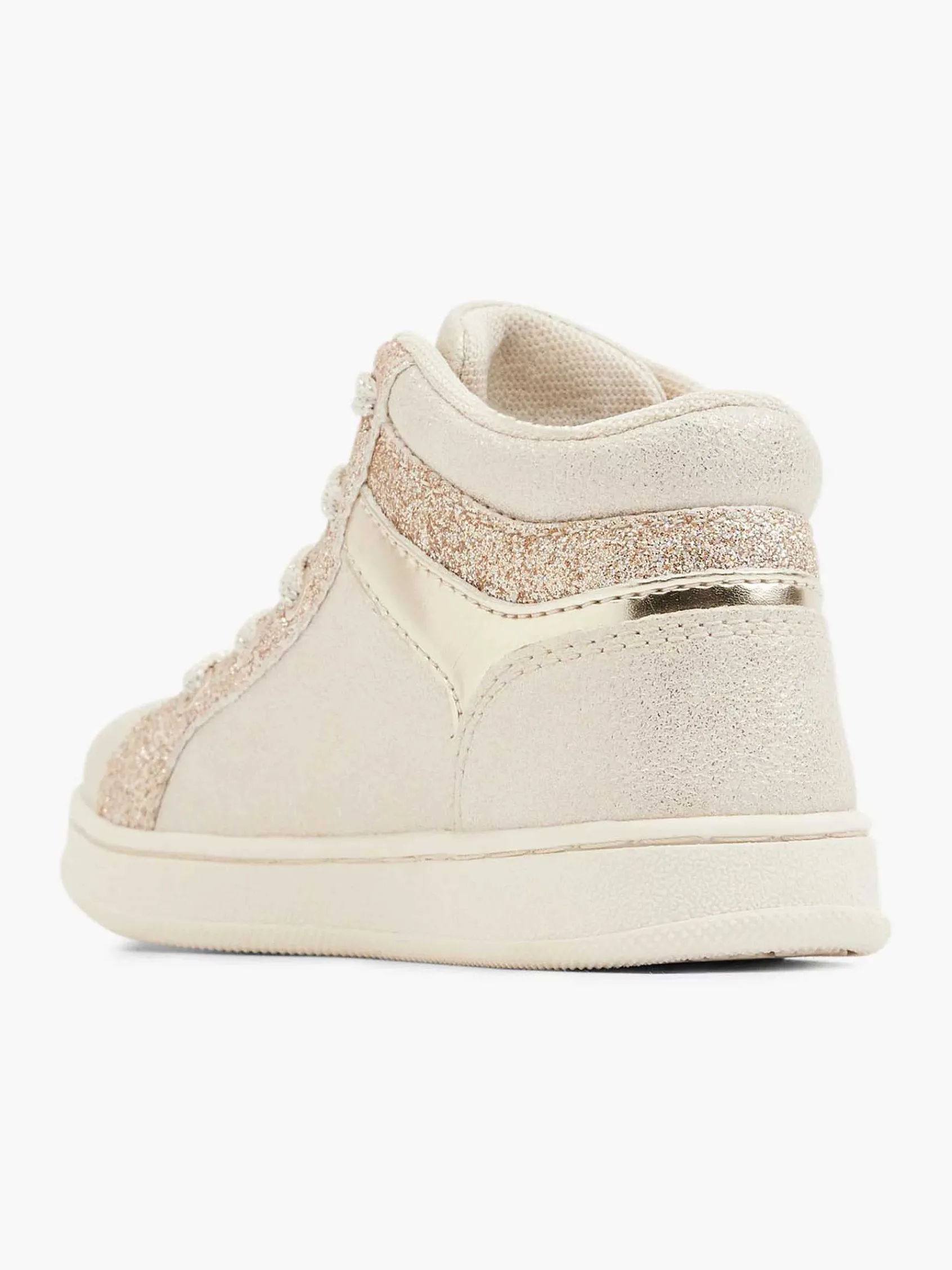 Graceland Jongensschoenen-Beige Hoge Sneaker