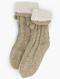 vanHaren Sokken-Beige Huissok 36-41
