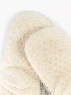 vanHaren Sokken-Beige Huissok Teddy