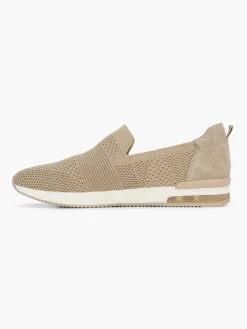 Medicus Comfort Schoenen-Beige Instap Comfort Sneaker Knitted