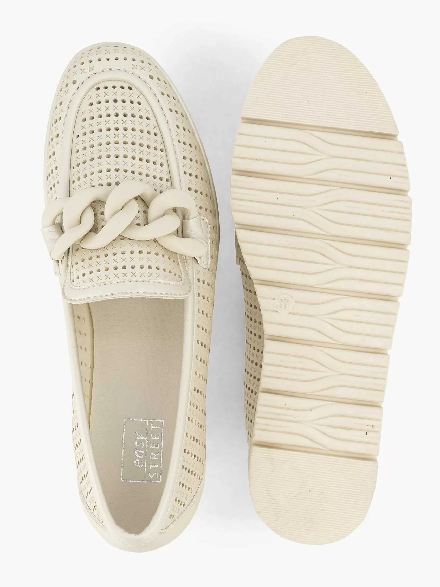 Easy Street Comfort Schoenen-Beige Instapper