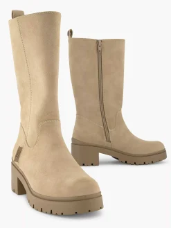 Oxmox Jongensschoenen-Beige Lange Laars
