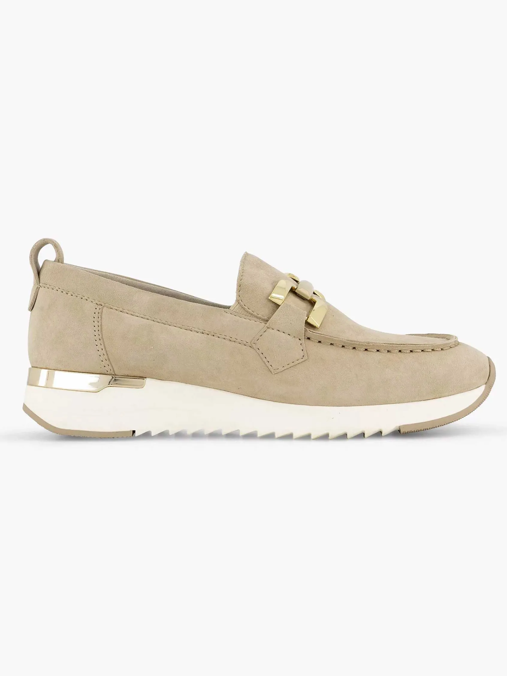 Medicus Comfort Schoenen-Beige Leren Comfort Instapper