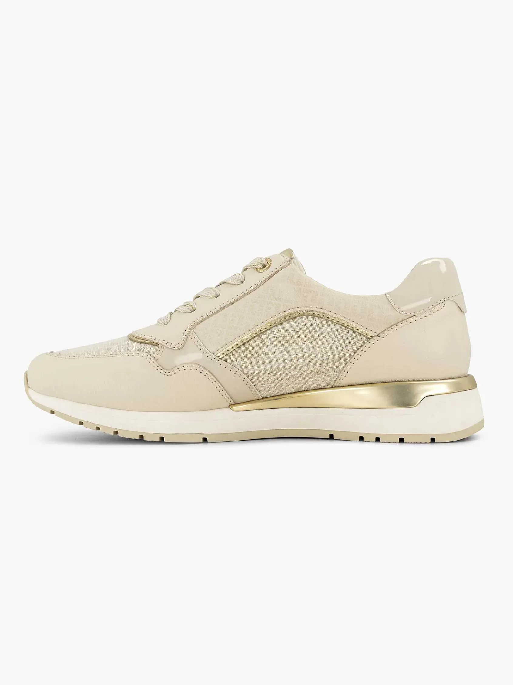 Medicus Sneakers-Beige Leren Comfort Sneaker