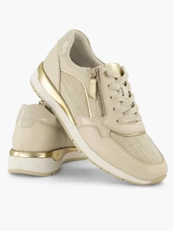 Medicus Sneakers-Beige Leren Comfort Sneaker