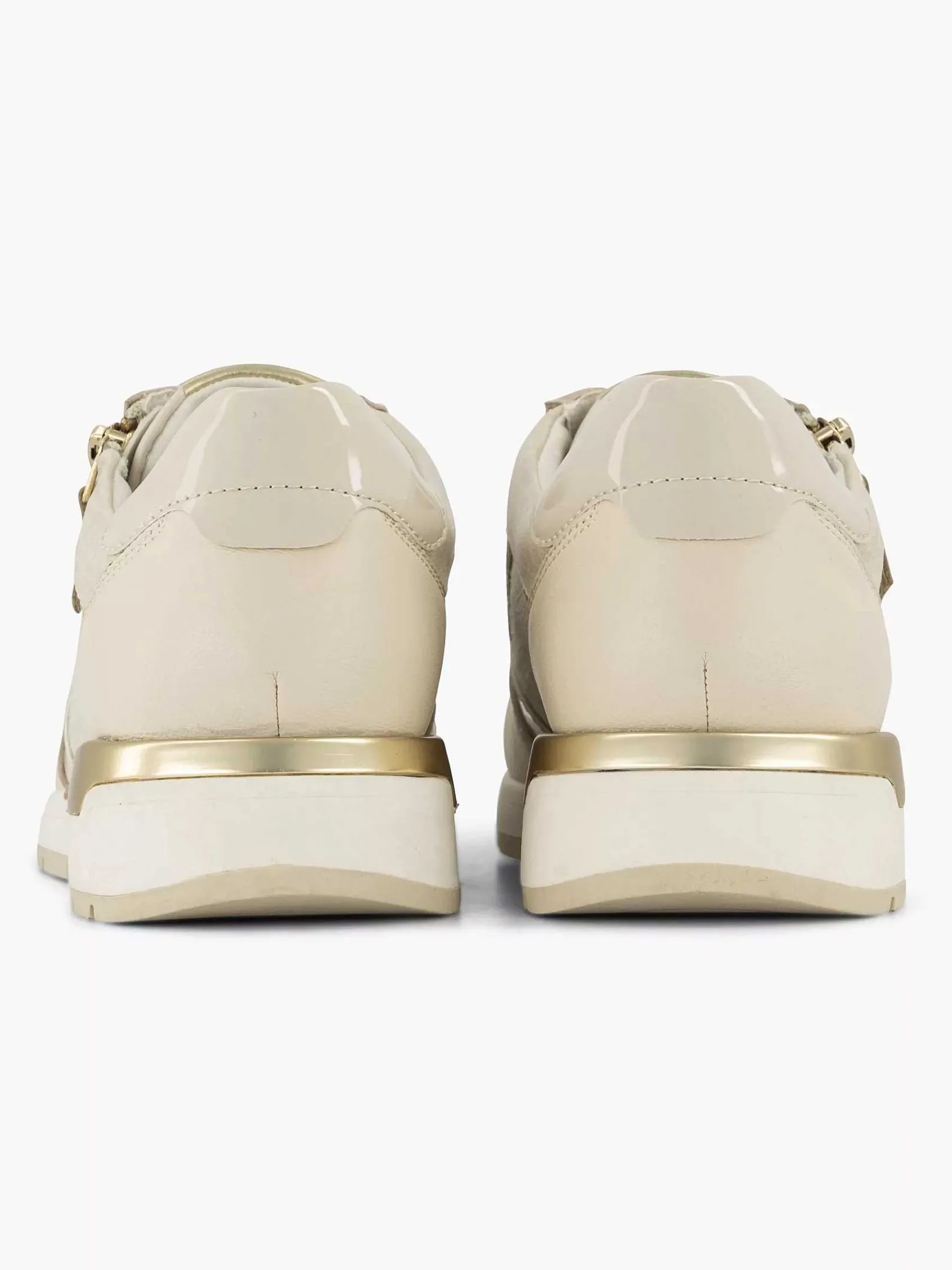 Medicus Sneakers-Beige Leren Comfort Sneaker