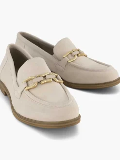 Medicus Comfort Schoenen-Beige Leren Instapper