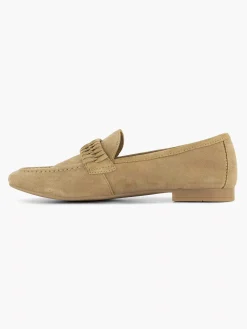 Esprit Instappers-Beige Leren Loafer