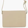5th Avenue Tassen-Beige Leren Schoudertas
